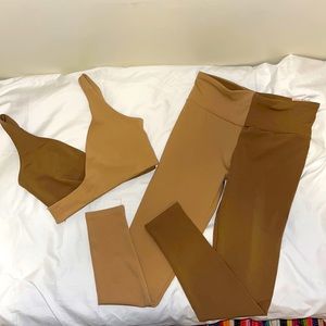 Two Piece brown tone set